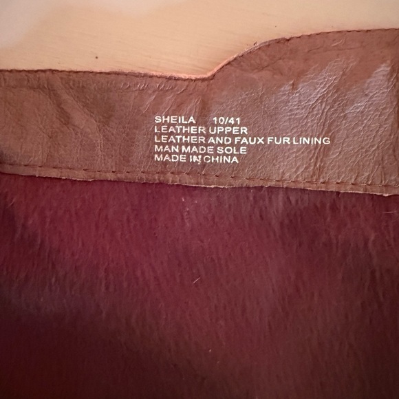 Miz Mooz Tan Heeled Boots - Picture 14 of 16